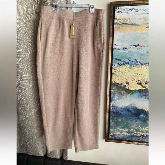 PATAGONIA Pans Womens Size Medium SHEARLING FLEECE CROPPED  Pampas Tan NWT - Picture 15 of 16
